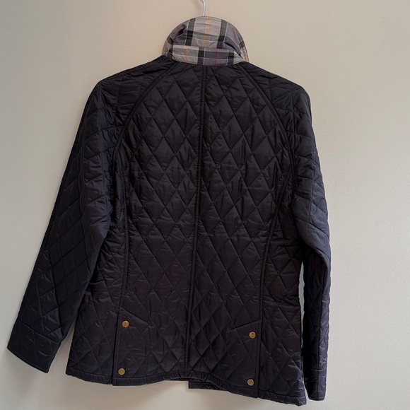 Quilted Navy Jacket with Gold Buttons - Picture 4 of 4